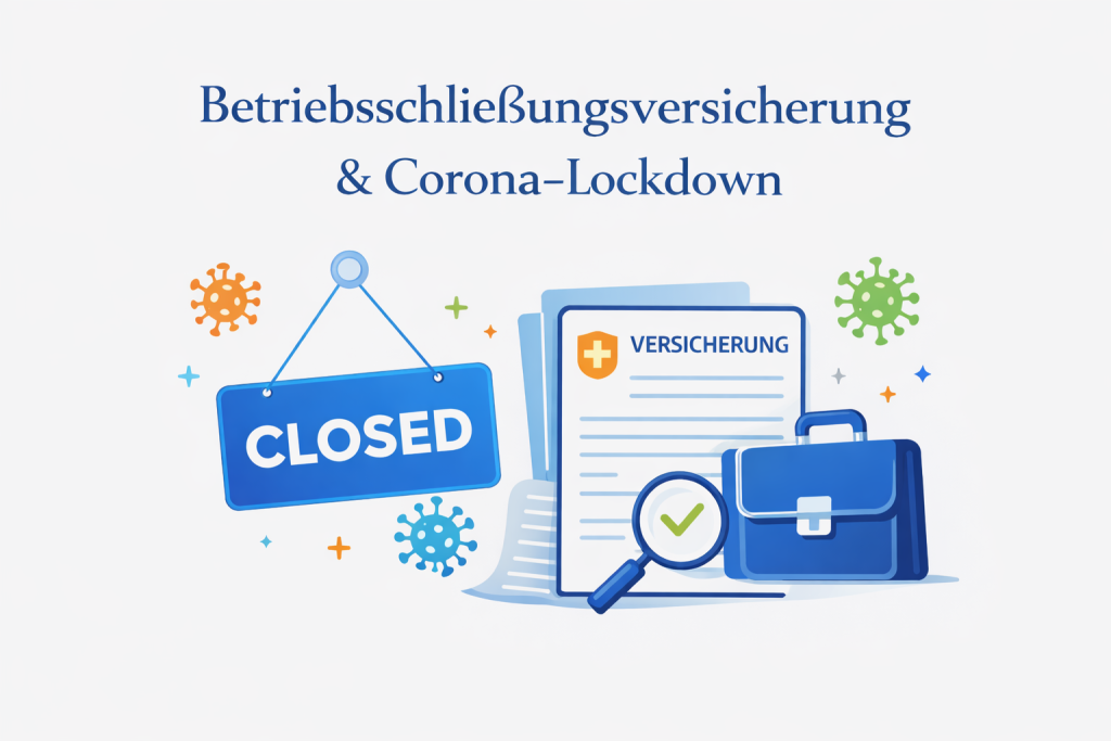 Betriebsschließung Corona Versicherung