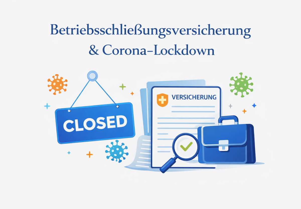 Betriebsschließung Corona Versicherung