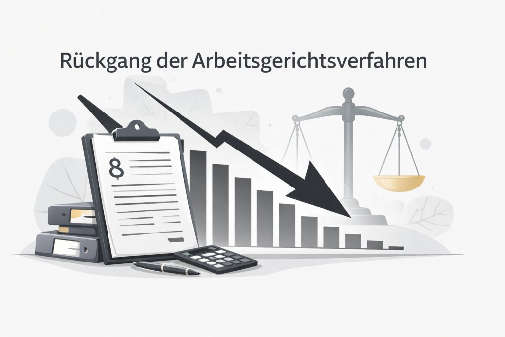 Weniger Kündigungsschutzklagen