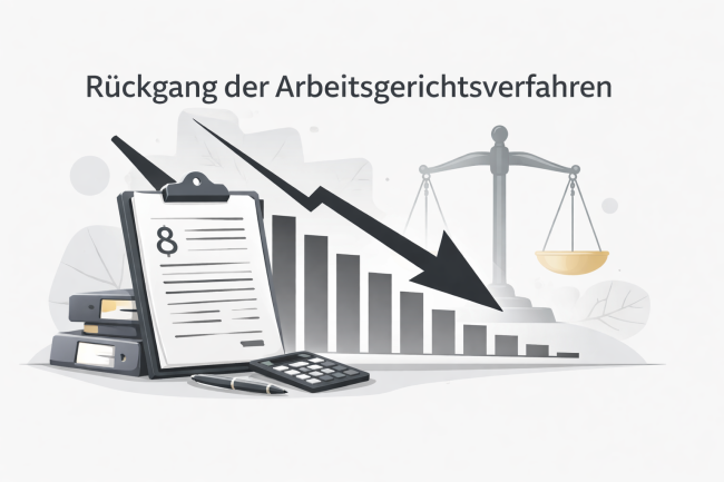 Weniger Kündigungsschutzklagen